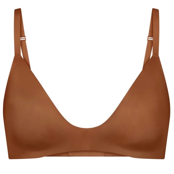 SKIMS (NWT) - WIRELESS FORM T-SHIRT DEMI BRA in BRONZE - 40 F (DDD) - Picture 1 of 5